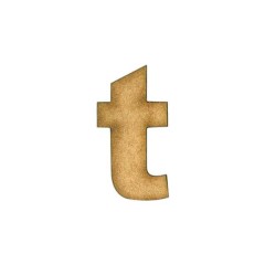 APLIQUE LETRA COMUM T - (P)